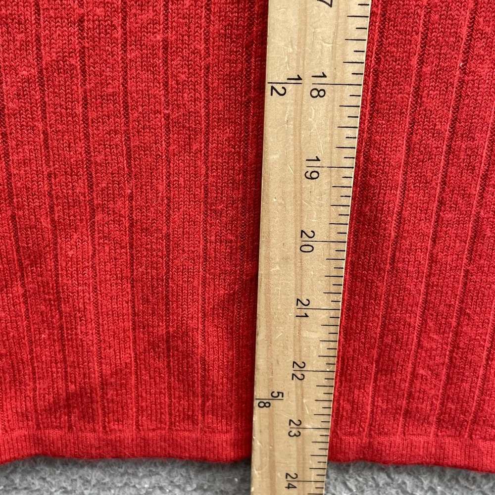 Vintage All Points Sweater Womens Med Ribbed Mock Neck Academia Preppy 90's Chic - Picture 5 of 8